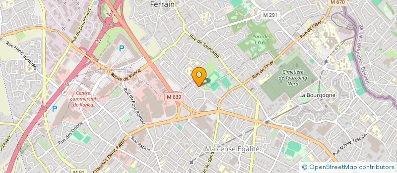 localisation de l'entreprise MONSIEUR JULIEN LEPERE  TOURCOING