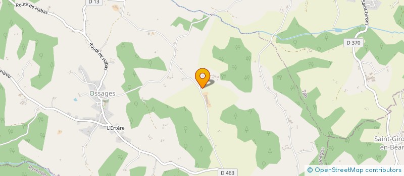 localisation de l'entreprise MONSIEUR JULIEN LEPROUT  OSSAGES