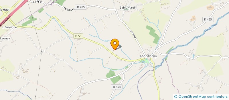 localisation de l'entreprise MONSIEUR JULIEN LEPROVOST  MONTBRAY