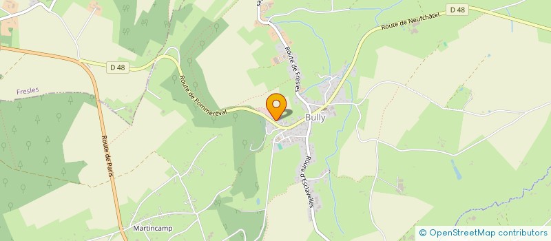 localisation de l'entreprise MONSIEUR JULIEN LEQUESNE  BULLY