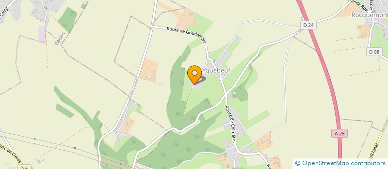 localisation de l'entreprise MONSIEUR JULIEN LERAT  YQUEBEUF