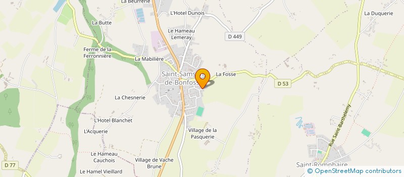 localisation de l'entreprise MONSIEUR JULIEN LERENARD  BOURGVALLEES