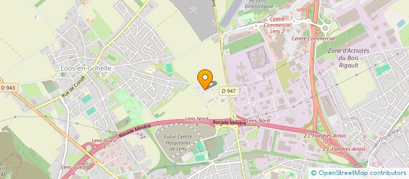 localisation de l'entreprise MONSIEUR JULIEN LEROUX  LOOS-EN-GOHELLE