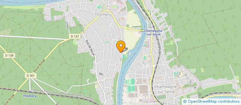 localisation de l'entreprise MONSIEUR JULIEN LEROUX  THOMERY