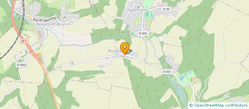 localisation de l'entreprise MONSIEUR JULIEN LEROY  ROZIERES-SUR-CRISE