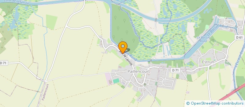 localisation de l'entreprise MONSIEUR JULIEN LEROY  PAILLENCOURT