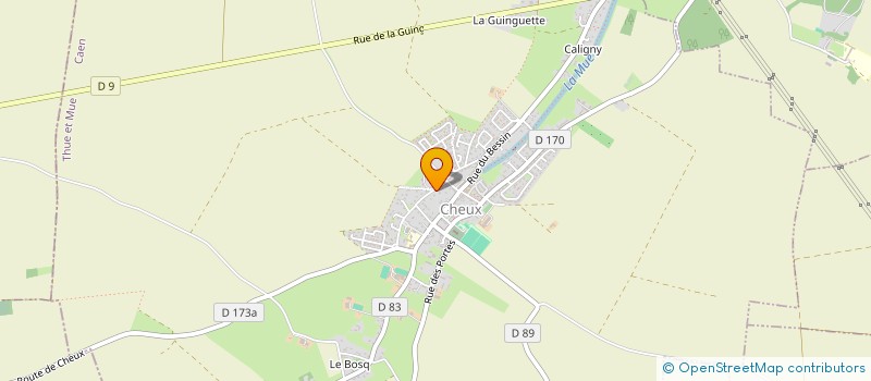 localisation de l'entreprise MONSIEUR JULIEN LESAGE à THUE ET MUE