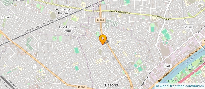 localisation de l'entreprise MONSIEUR JULIEN LESCOT à BEZONS