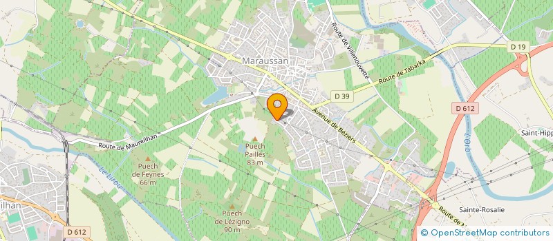 localisation de l'entreprise MONSIEUR JULIEN LESECQ  MARAUSSAN