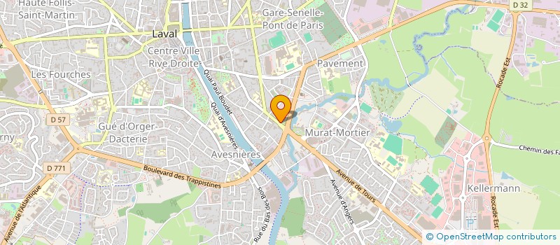 localisation de l'entreprise MONSIEUR JULIEN LESIOUR à LAVAL