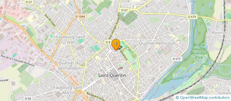 localisation de l'entreprise MONSIEUR JULIEN LESUEUR à SAINT-QUENTIN