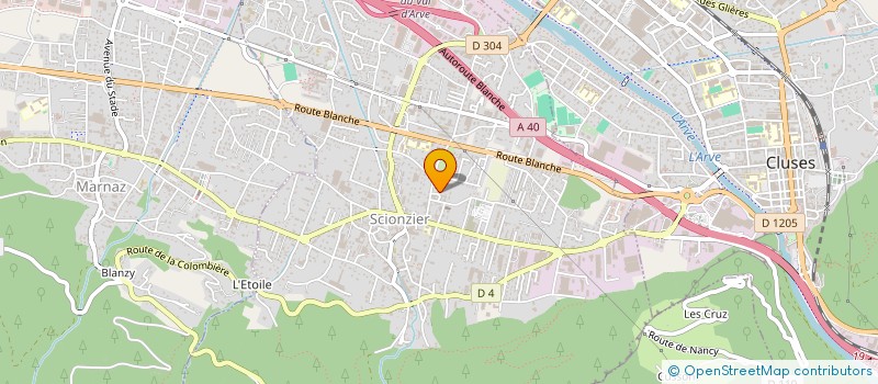 localisation de l'entreprise MONSIEUR JULIEN LETELLIER  SCIONZIER