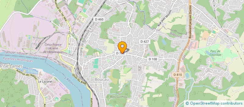 localisation de l'entreprise MONSIEUR JULIEN LETESSIER  BOUCAU