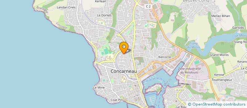localisation de l'entreprise MONSIEUR JULIEN LETISSIER à CONCARNEAU