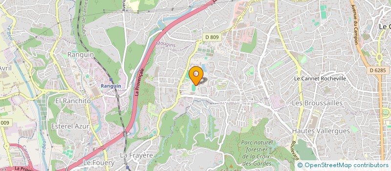 localisation de l'entreprise MONSIEUR JULIEN LETOURNEAU  LE CANNET