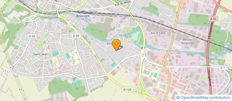 localisation de l'entreprise MONSIEUR JULIEN LEVARLET  BEAUVAIS