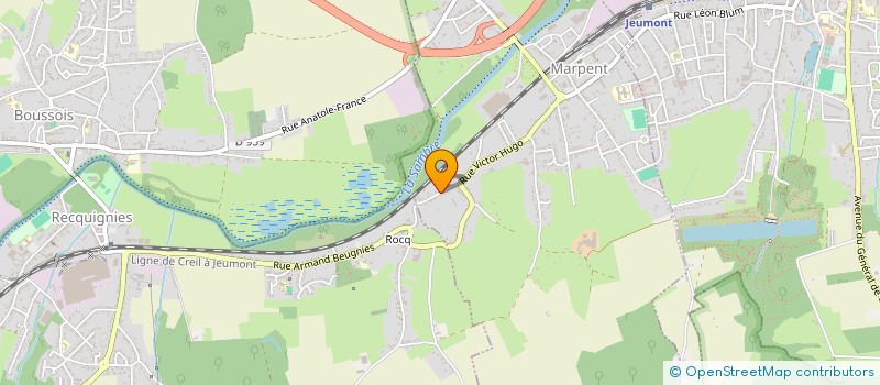 localisation de l'entreprise MONSIEUR JULIEN LEVAUX  MARPENT