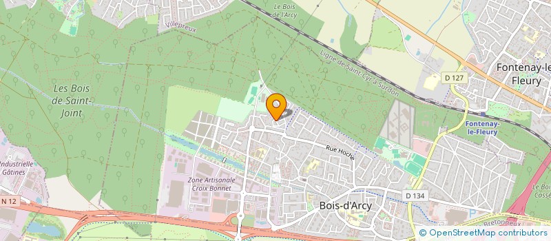 localisation de l'entreprise MONSIEUR JULIEN LEVAZEUX  BOIS-D'ARCY