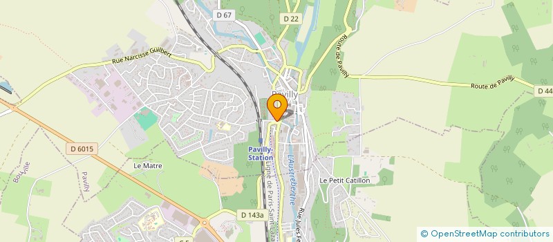 localisation de l'entreprise MONSIEUR JULIEN LEVILLAIN  PAVILLY