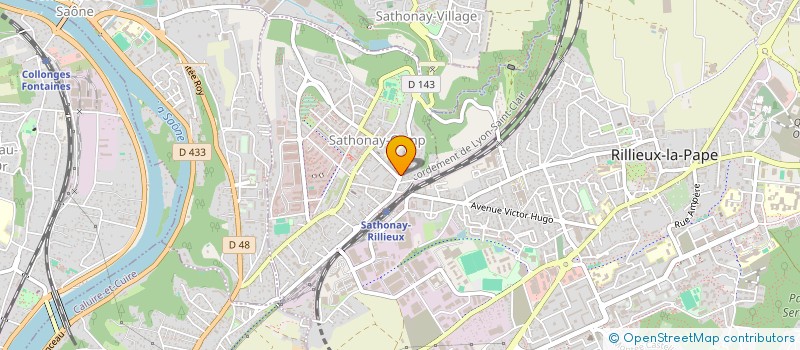 localisation de l'entreprise MONSIEUR JULIEN LEVY  SATHONAY-CAMP