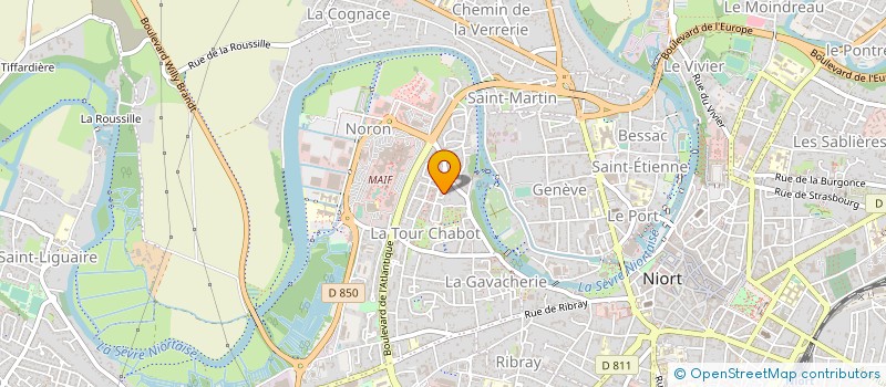 localisation de l'entreprise MONSIEUR JULIEN LEZAY à CHAURAY