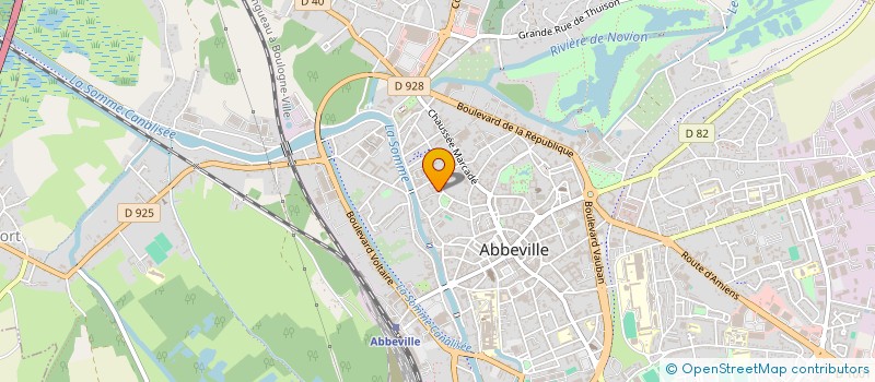 localisation de l'entreprise MONSIEUR JULIEN LHERMITTE à ABBEVILLE