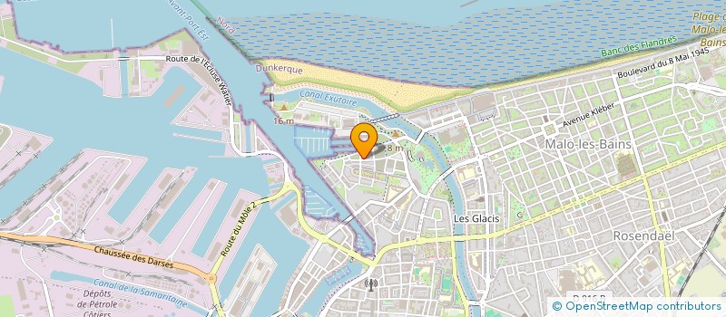 localisation de l'entreprise MONSIEUR JULIEN LIEBAERT à DUNKERQUE