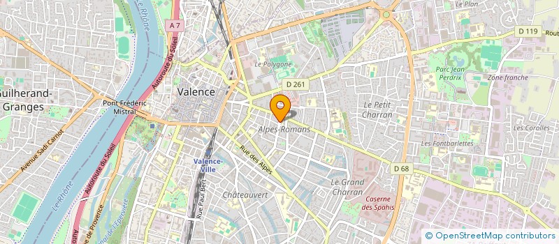 localisation de l'entreprise MONSIEUR JULIEN LIEGEOIS à VALENCE