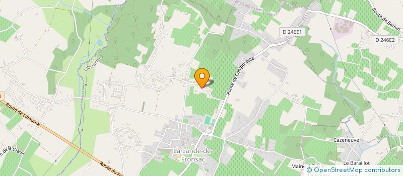 localisation de l'entreprise MONSIEUR JULIEN LIEVORE  LA LANDE-DE-FRONSAC