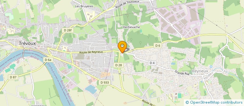 localisation de l'entreprise MONSIEUR JULIEN LIEVRE à REYRIEUX