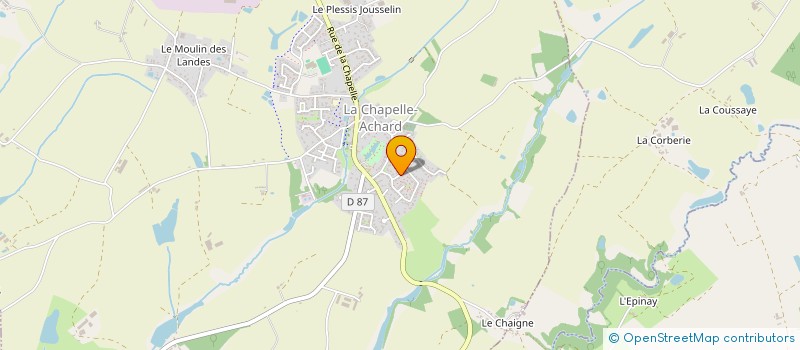 localisation de l'entreprise MONSIEUR JULIEN LIEVRE  LES ACHARDS