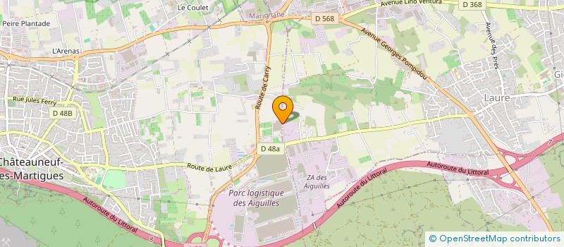 localisation de l'entreprise MONSIEUR JULIEN LIGIOS à CHATEAUNEUF-LES-MARTIGUES