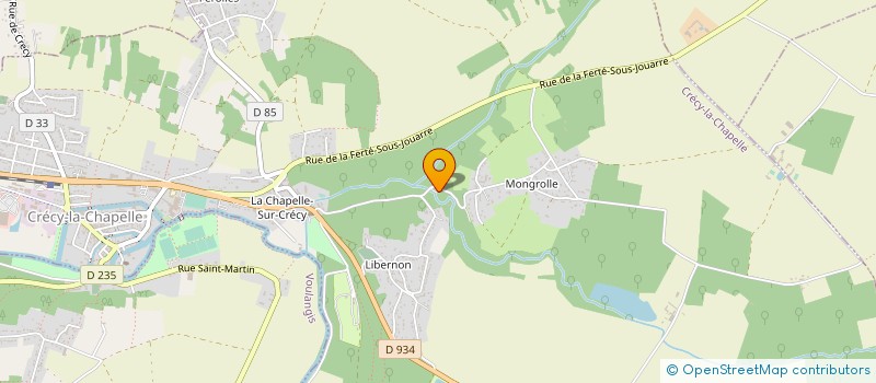 localisation de l'entreprise MONSIEUR JULIEN LIMA  CRECY-LA-CHAPELLE