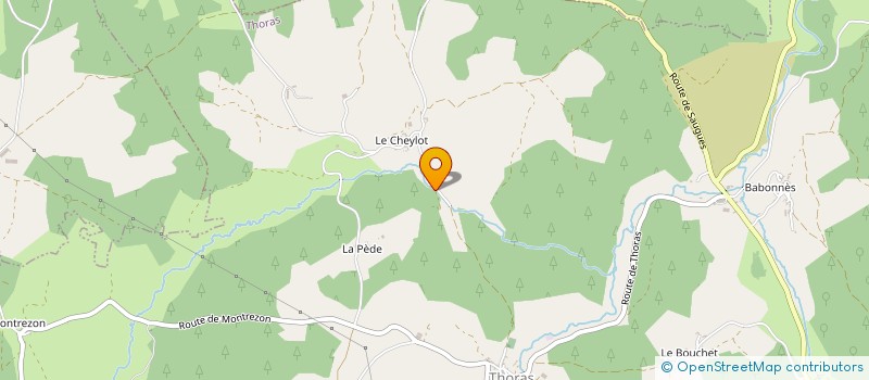 localisation de l'entreprise MONSIEUR JULIEN LIMAGNE à THORAS