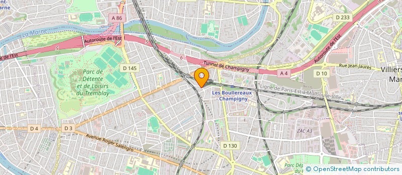 localisation de l'entreprise MONSIEUR JULIEN LING à CHAMPIGNY-SUR-MARNE