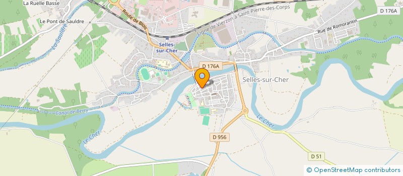 localisation de l'entreprise MONSIEUR JULIEN LINSELLE  SELLES-SUR-CHER