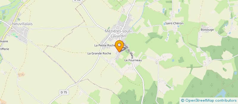 localisation de l'entreprise MONSIEUR JULIEN LIONS  MEZIERES-SOUS-LAVARDIN