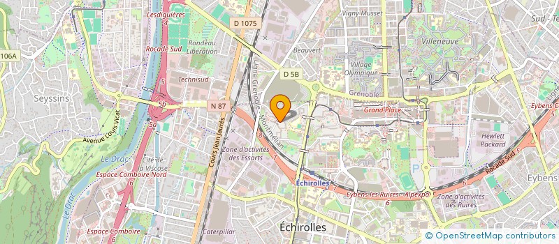 localisation de l'entreprise MONSIEUR JULIEN LIVRIERI  ECHIROLLES