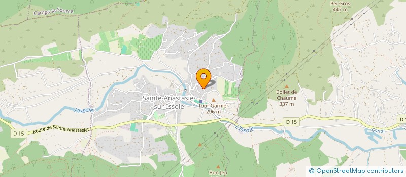 localisation de l'entreprise MONSIEUR JULIEN LOIR  SAINTE-ANASTASIE-SUR-ISSOLE