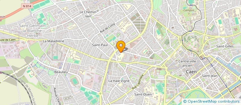 localisation de l'entreprise MONSIEUR JULIEN LOISEL à CAEN