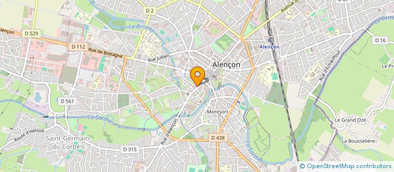 localisation de l'entreprise MONSIEUR JULIEN LOIZE à ALENCON