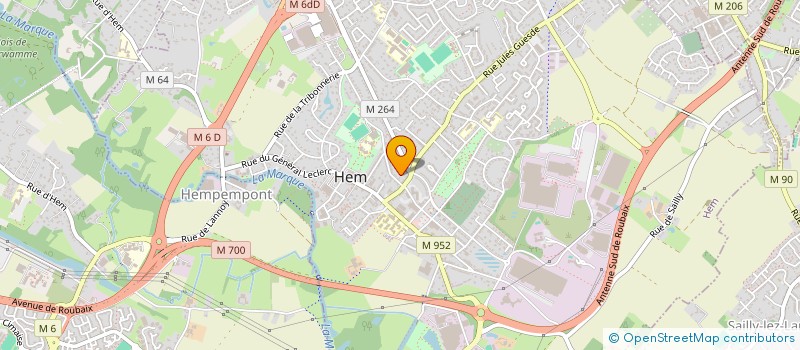 localisation de l'entreprise MONSIEUR JULIEN LOLLIVIER  HEM