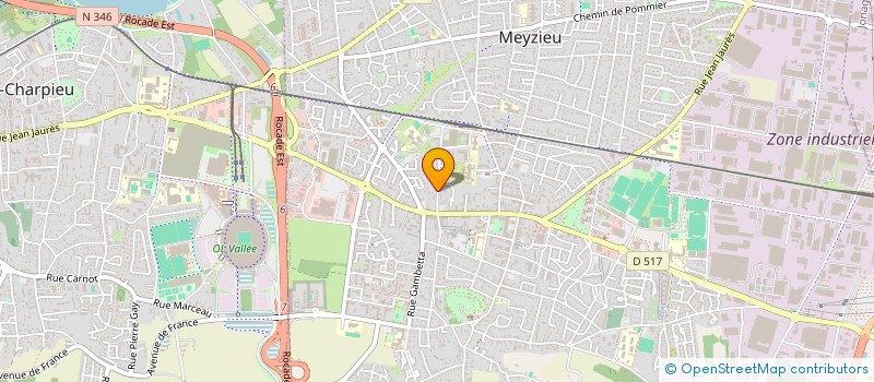 localisation de l'entreprise MONSIEUR JULIEN LOMBARDI  MEYZIEU