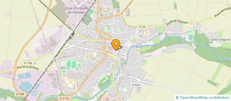 localisation de l'entreprise MONSIEUR JULIEN LONGCHAMPS à PITHIVIERS