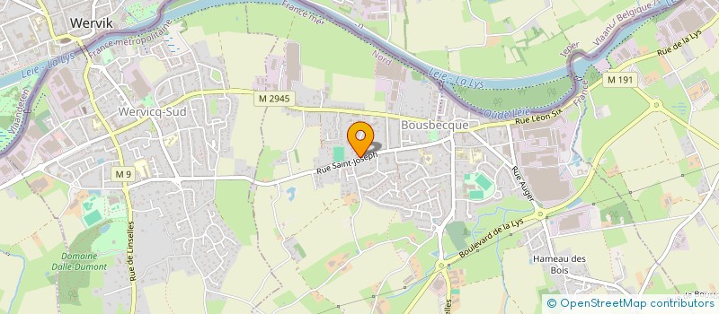 localisation de l'entreprise MONSIEUR JULIEN LOOSVELDT  BOUSBECQUE