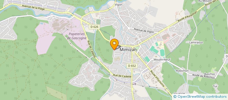 localisation de l'entreprise MONSIEUR JULIEN LOPES  MIMIZAN