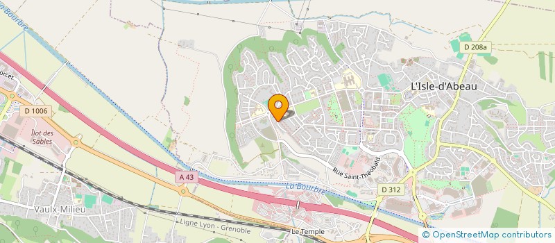 localisation de l'entreprise MONSIEUR JULIEN LOPES VIEIRA  L'ISLE-D'ABEAU