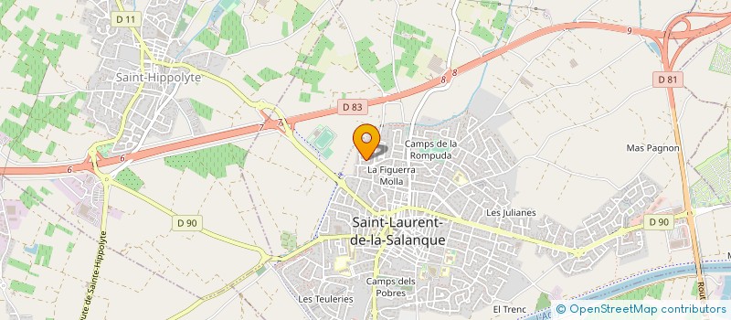 localisation de l'entreprise MONSIEUR JULIEN LORENTE à SAINT-LAURENT-DE-LA-SALANQUE