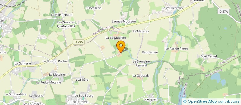 localisation de l'entreprise MONSIEUR JULIEN LORRE  SAINT-HELEN