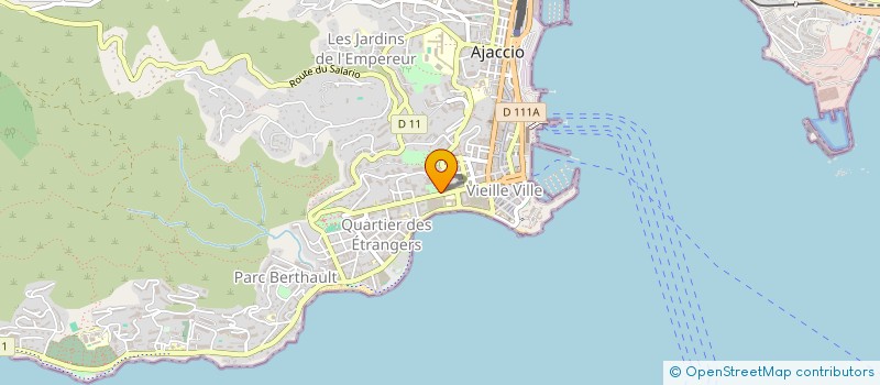 localisation de l'entreprise MONSIEUR JULIEN LOSADA  AJACCIO